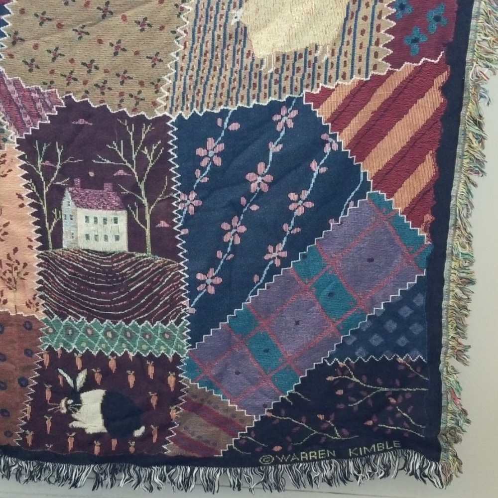 COUNTRY  CRAZY QUILT - Picture 2 of 6